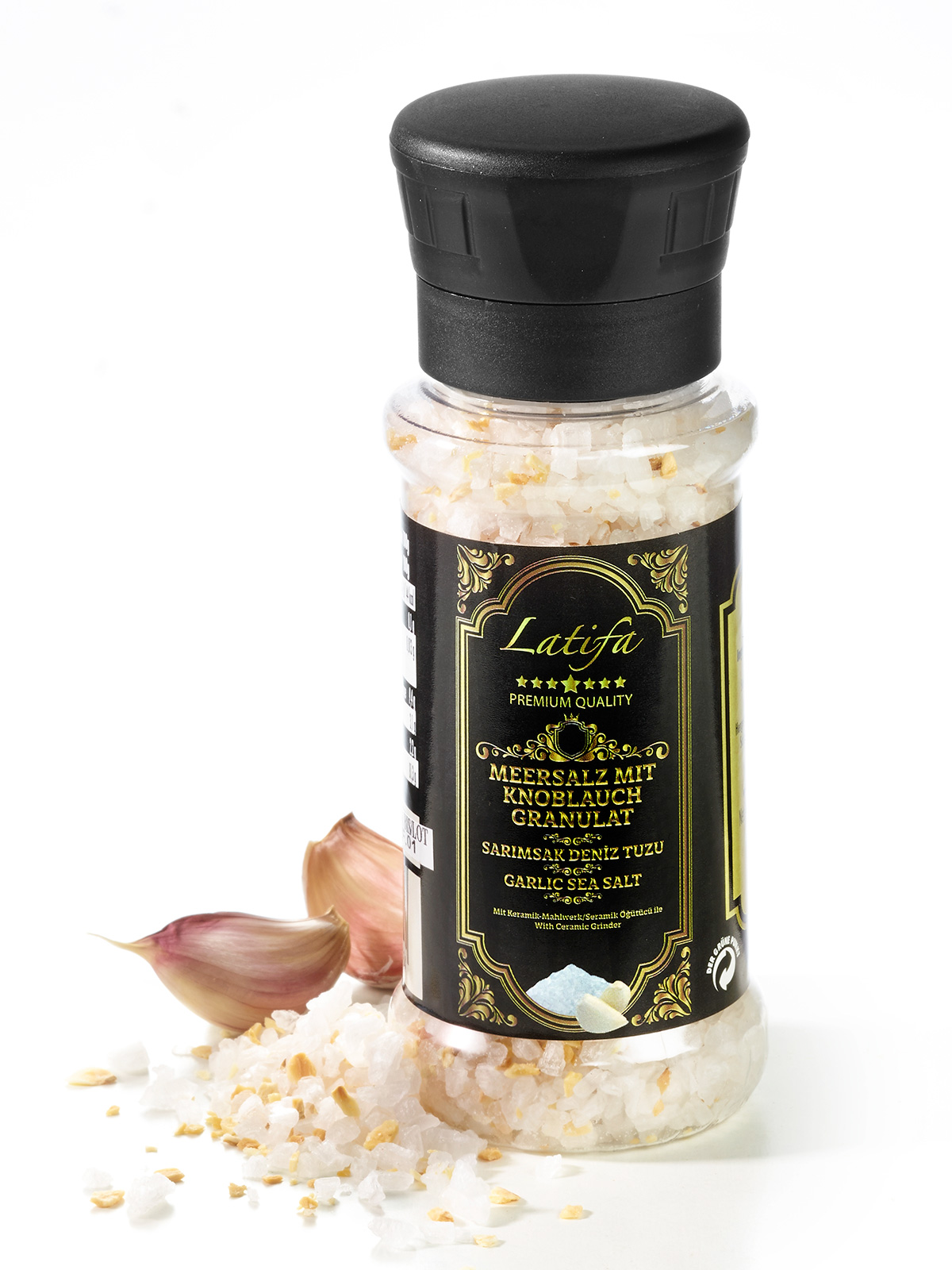 Meersalz mit Knoblauch