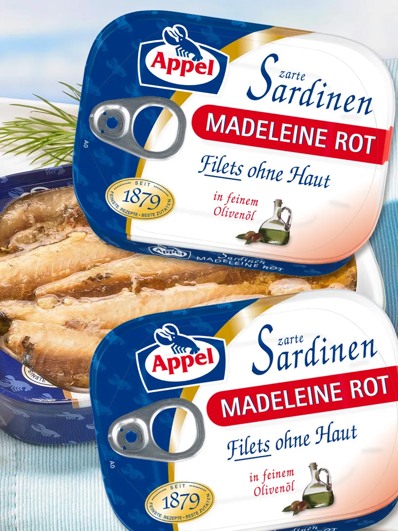 Sardinen-Trio "Madeleine Rot"
