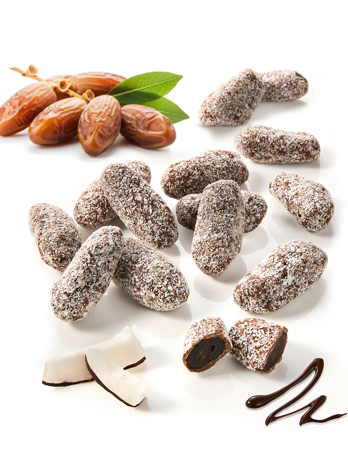 Schoko-Datteln „Kokos“