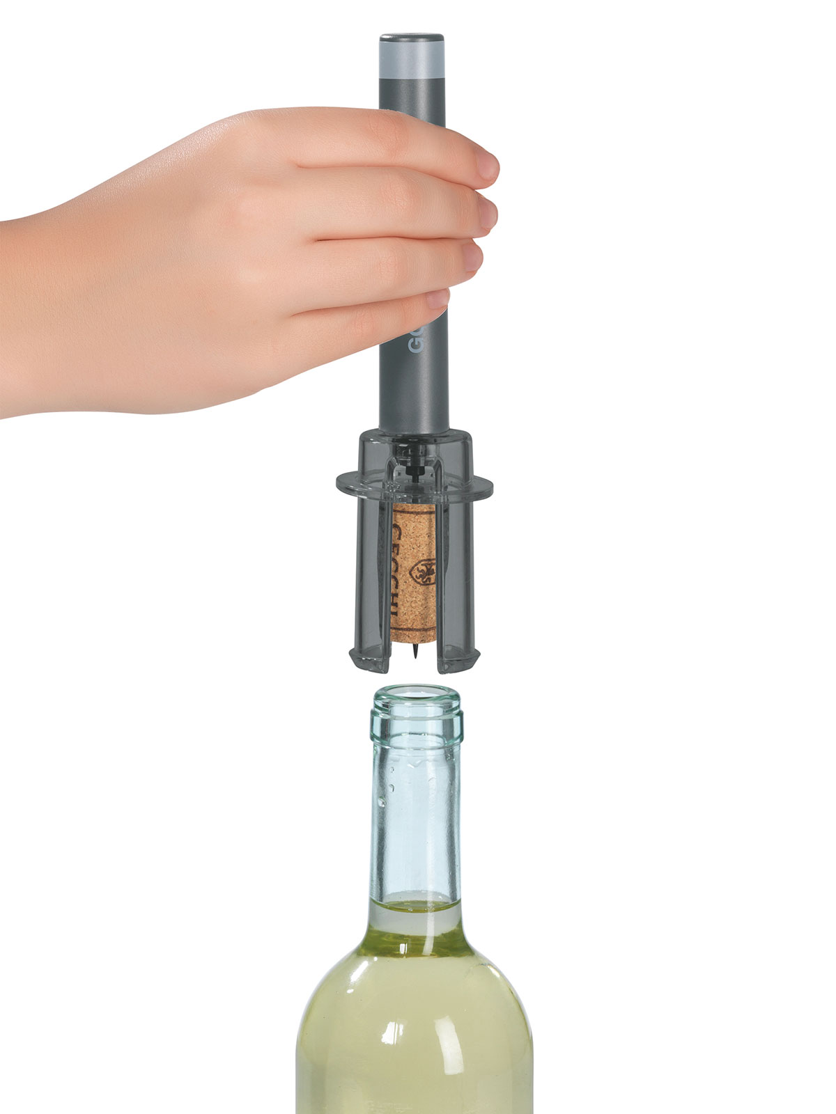 Luftdruck-Weinöffner