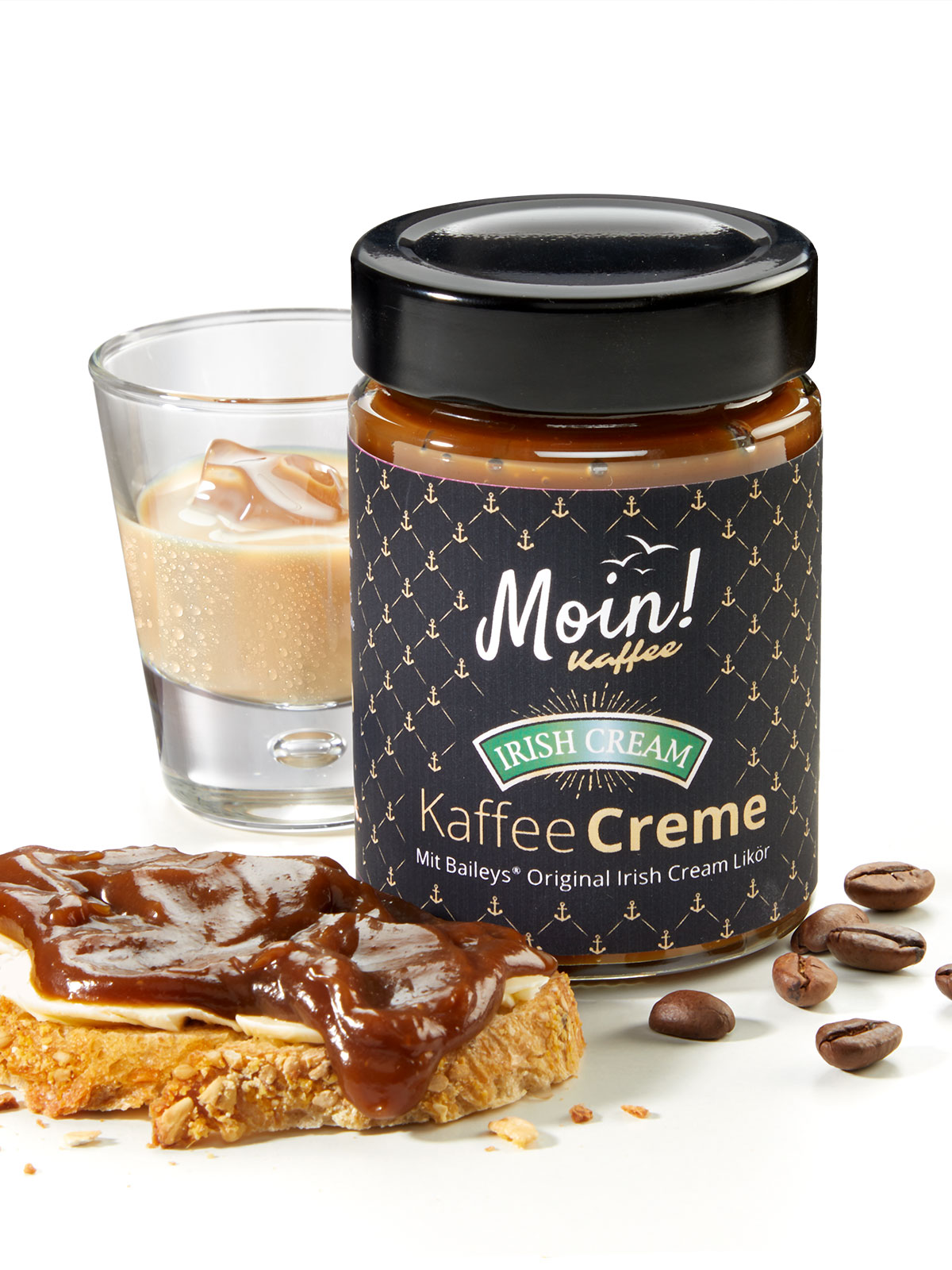 Moin! Kaffee Creme mit Irish-Cream-Likör