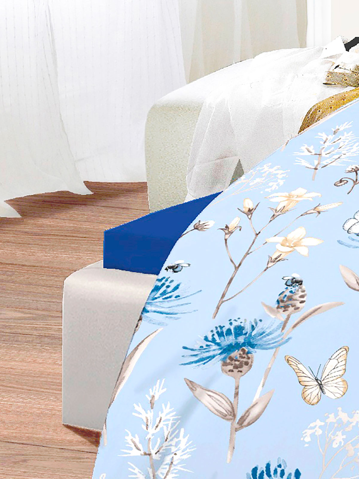 Bettlaken „Blau“