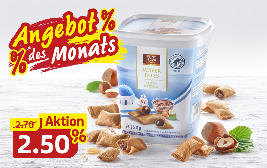 Angebot des Monats: Griechische Waffelbissen 