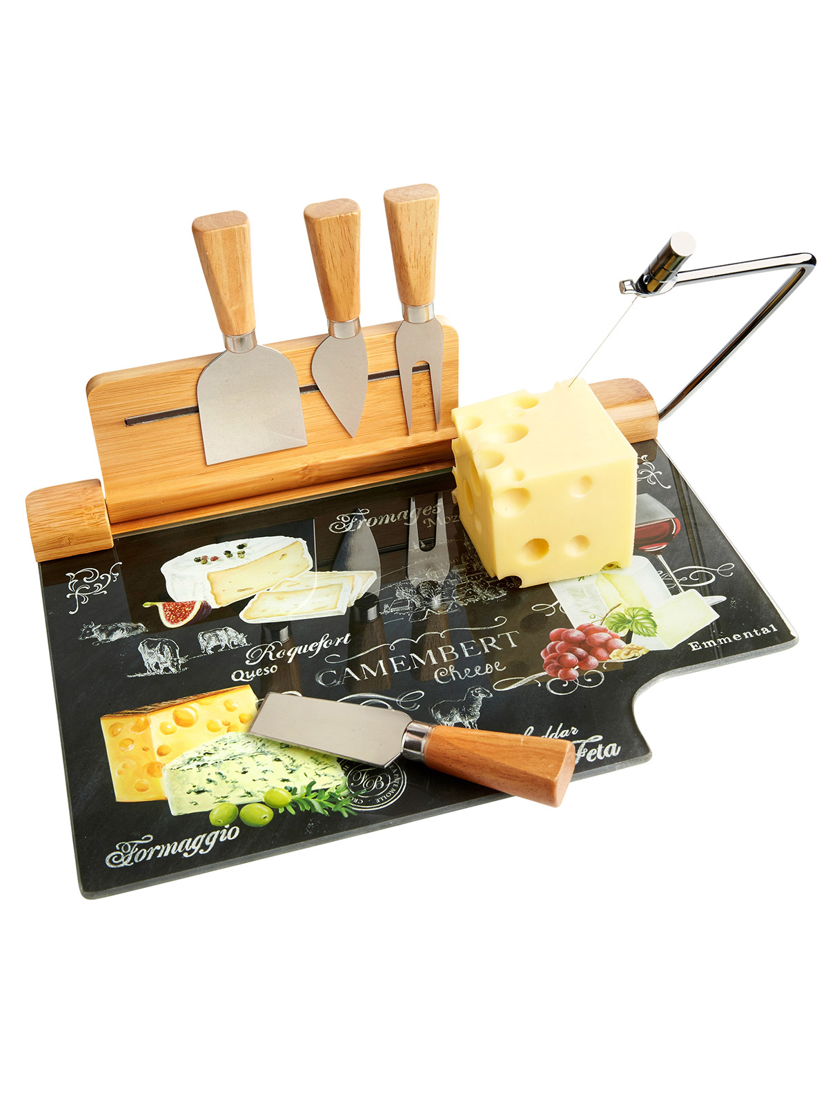 Käse-Servierplatte, 5-tlg.