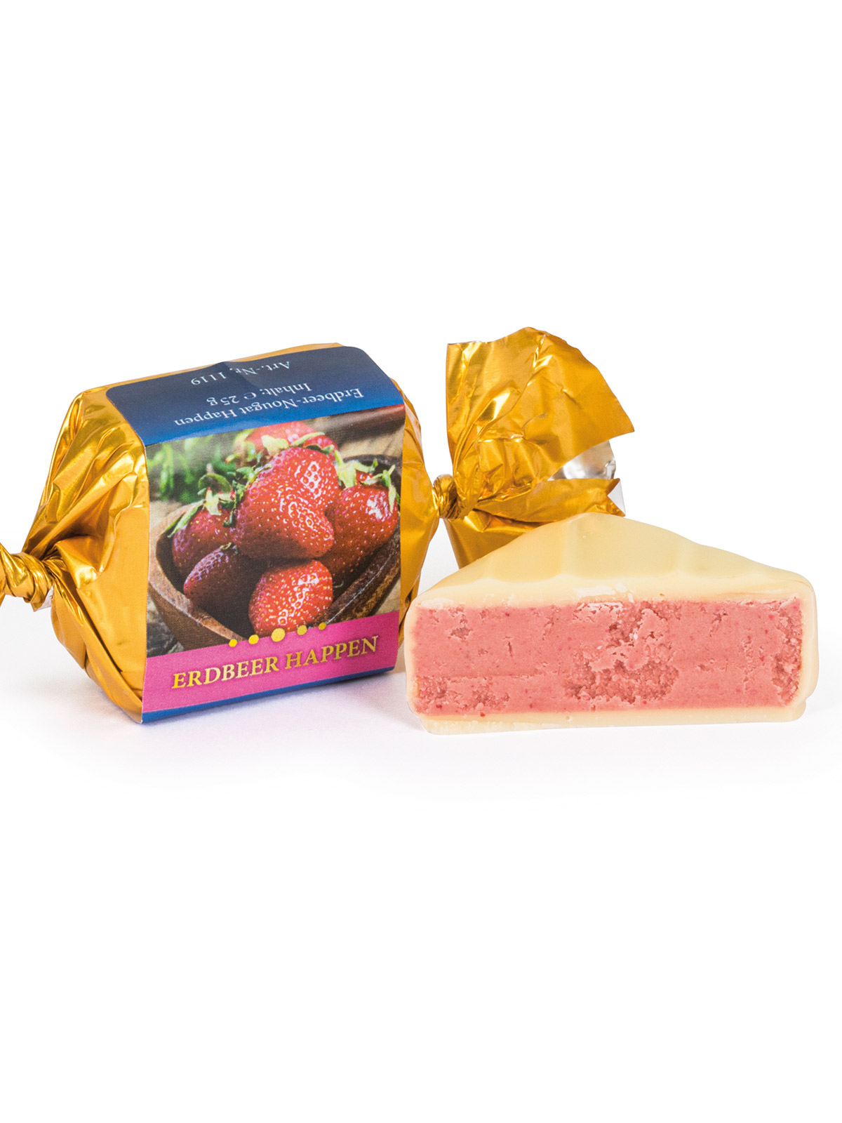 Erdbeer-Nougat-Happen