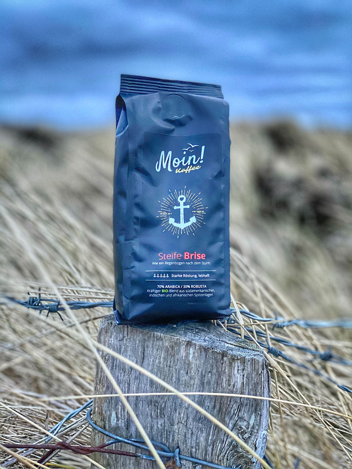 Moin! BIO-Kaffee „Steife Brise“, Bohne