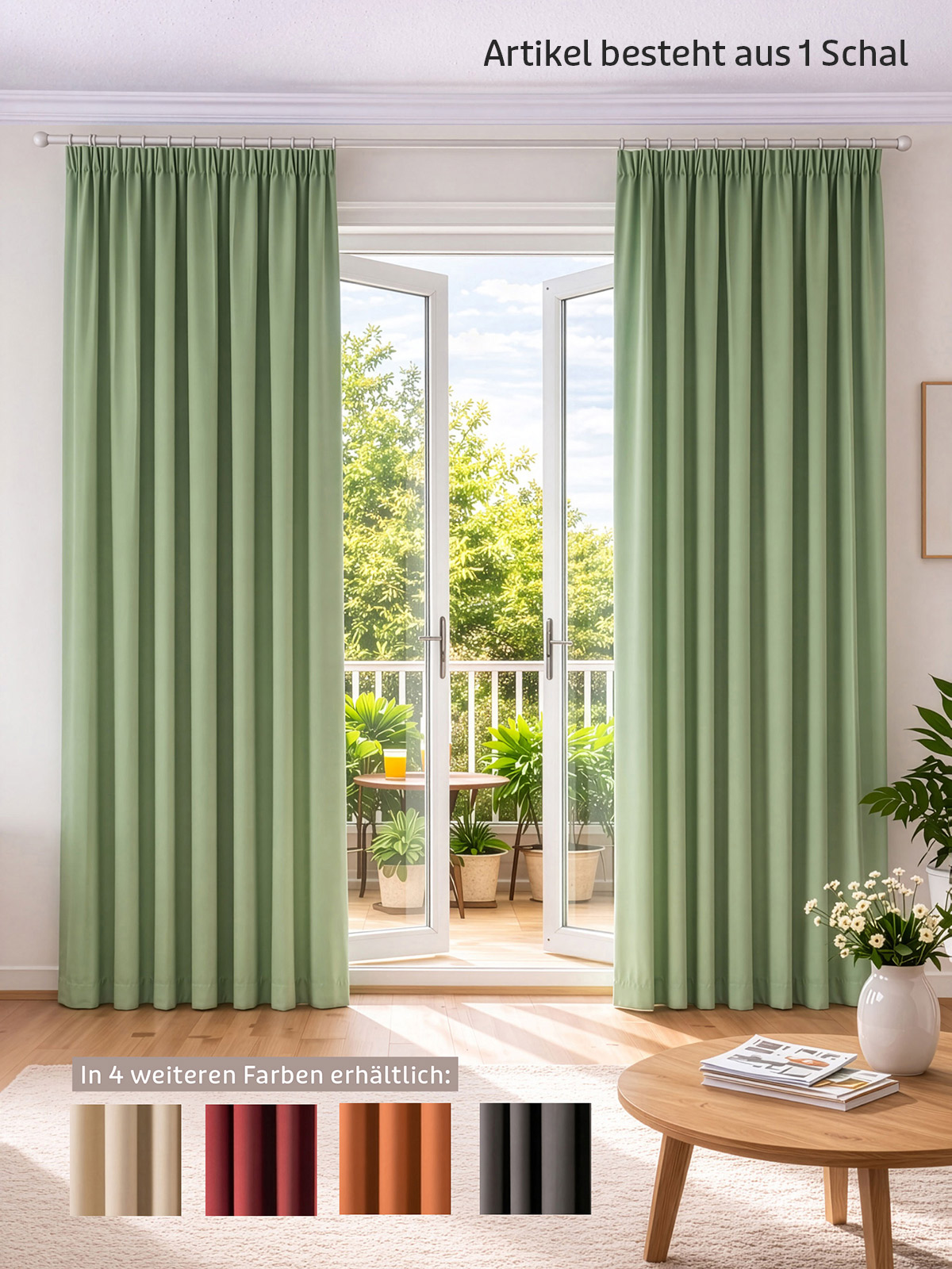 Verdunklungsgardine „Marni“