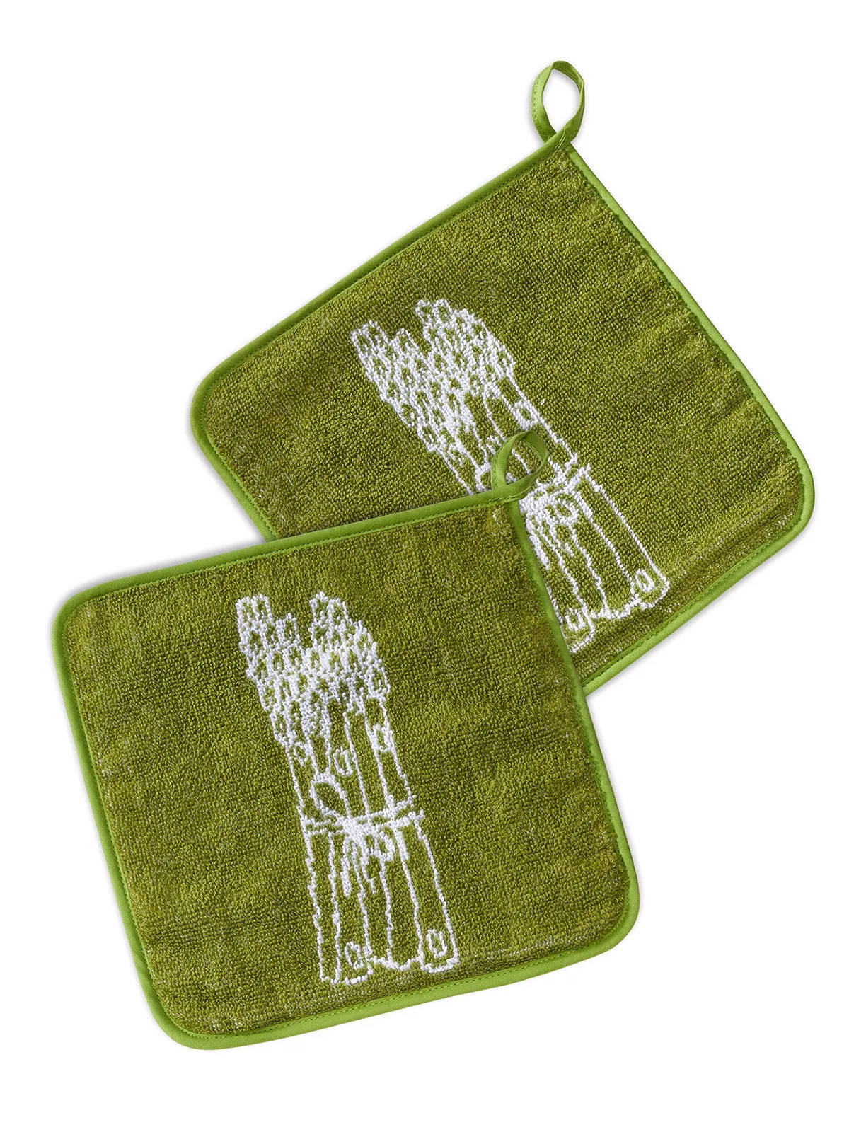 Topflappen-Duo „Spargel“