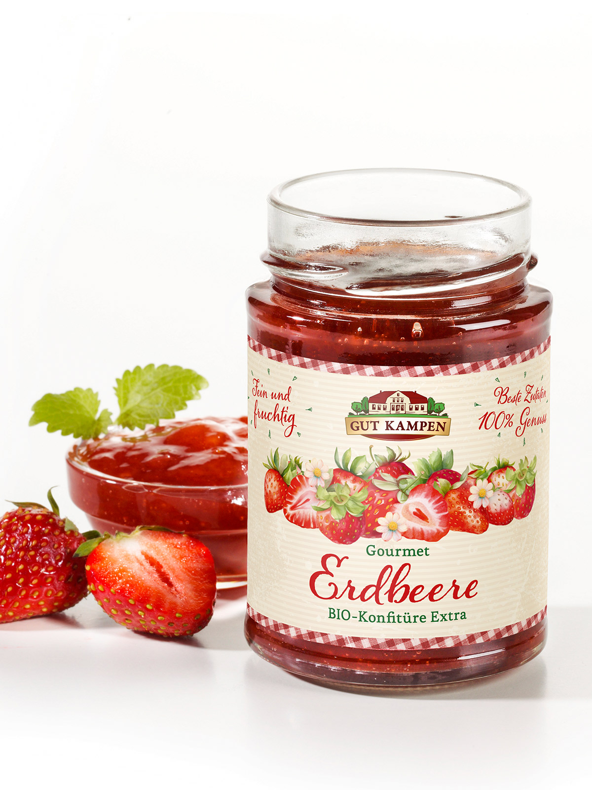 BIO Erdbeer-Konfitüre Extra BIO Erdbeer-Konfitüre Extra