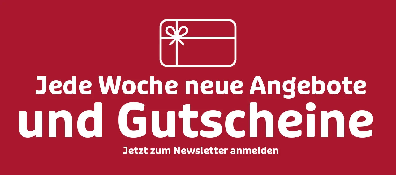 Jetzt Newsletter abonnieren – Jede Woche neue Angebote und Gutscheine entdecken