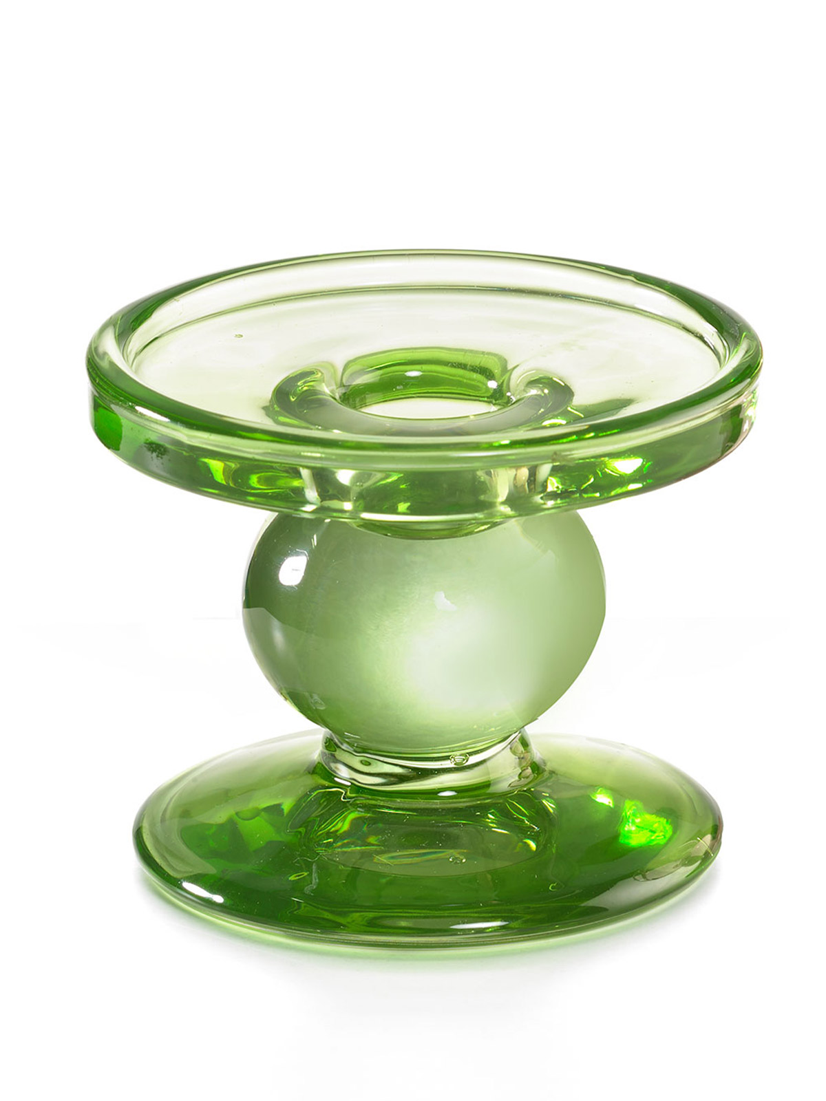 Glas-Kerzenständer „Grün“ Glas-Kerzenständer „Grün“
