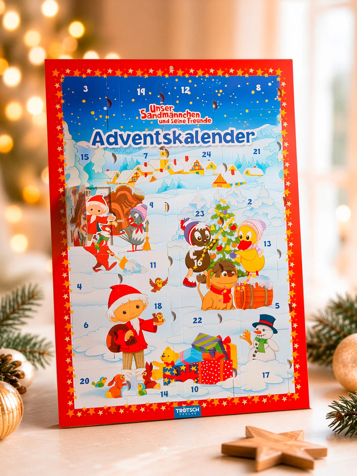 Magnet-Adventskalender „Sandmann“