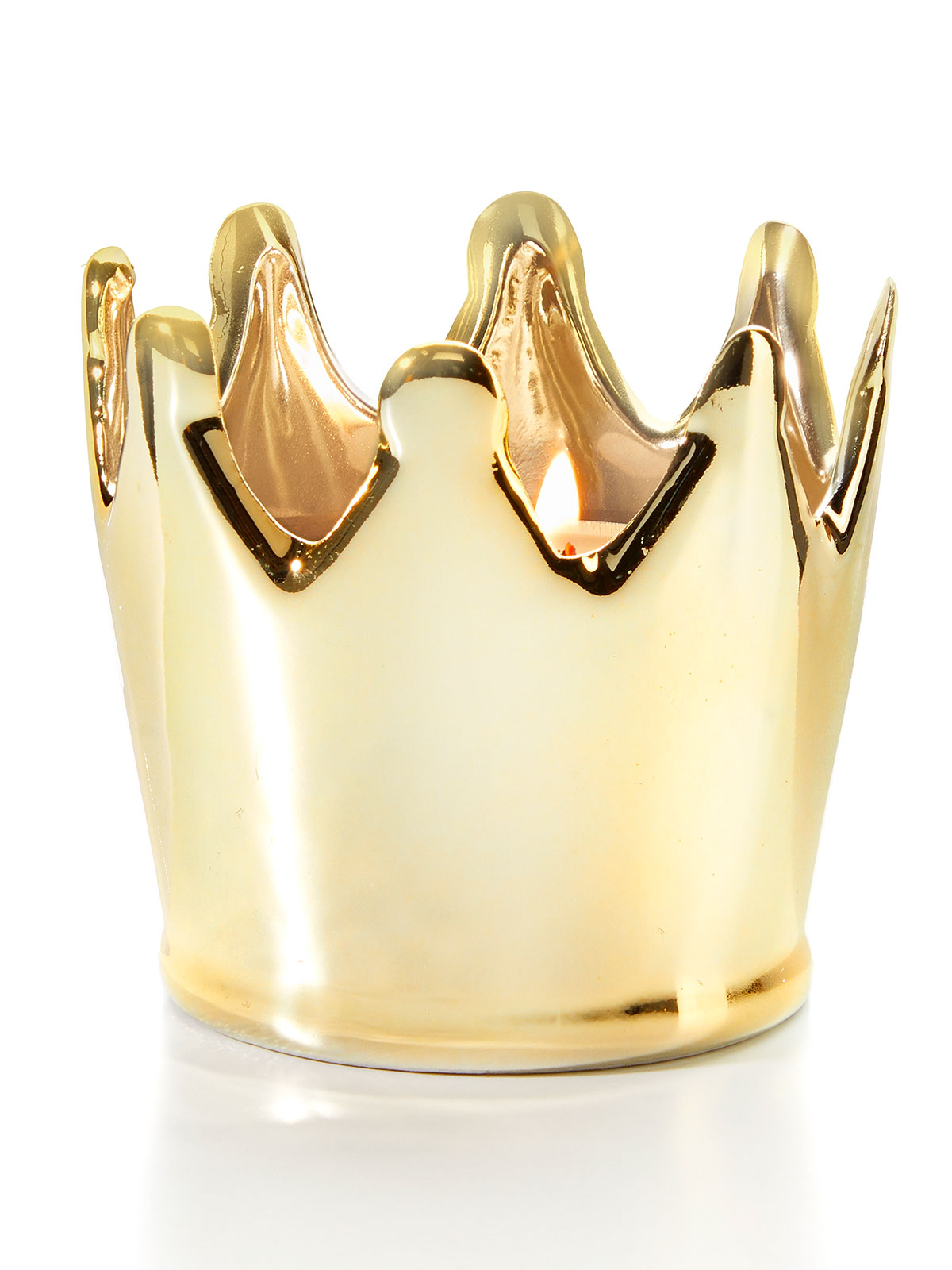 Teelichthalter Krone