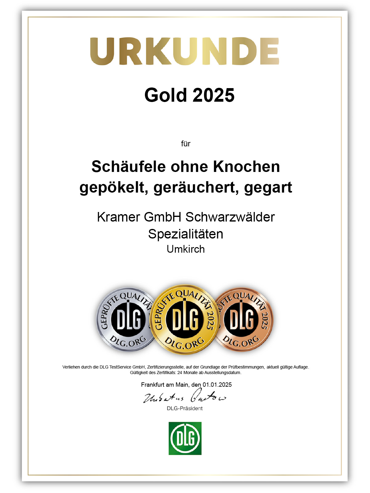Schäufele, geräuchert